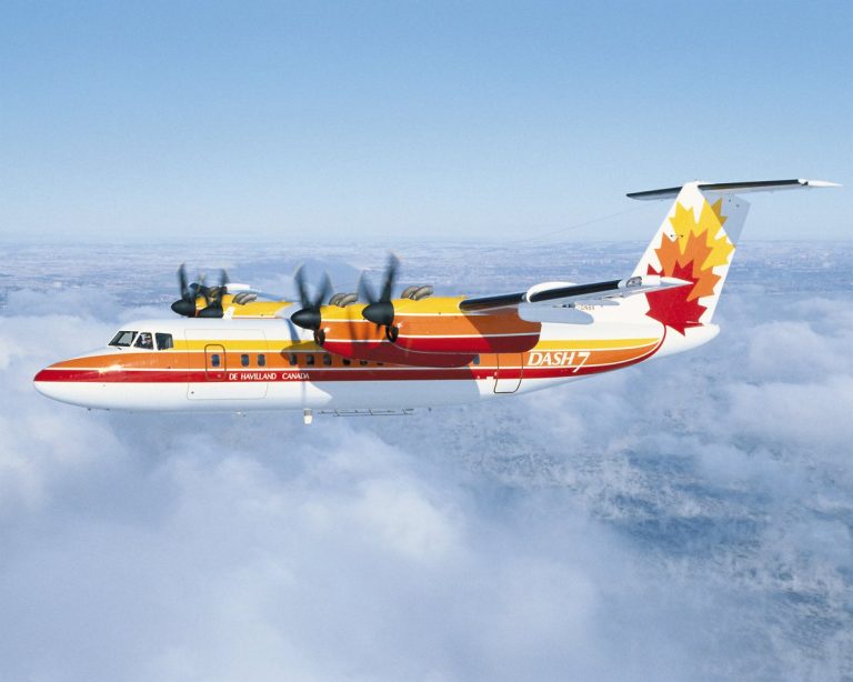 First Flight of the De Havilland Canada Dash 7 (27-March-1975)